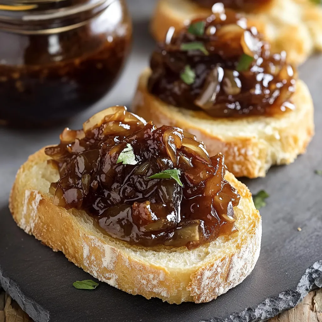 Chutney d'oignons confits