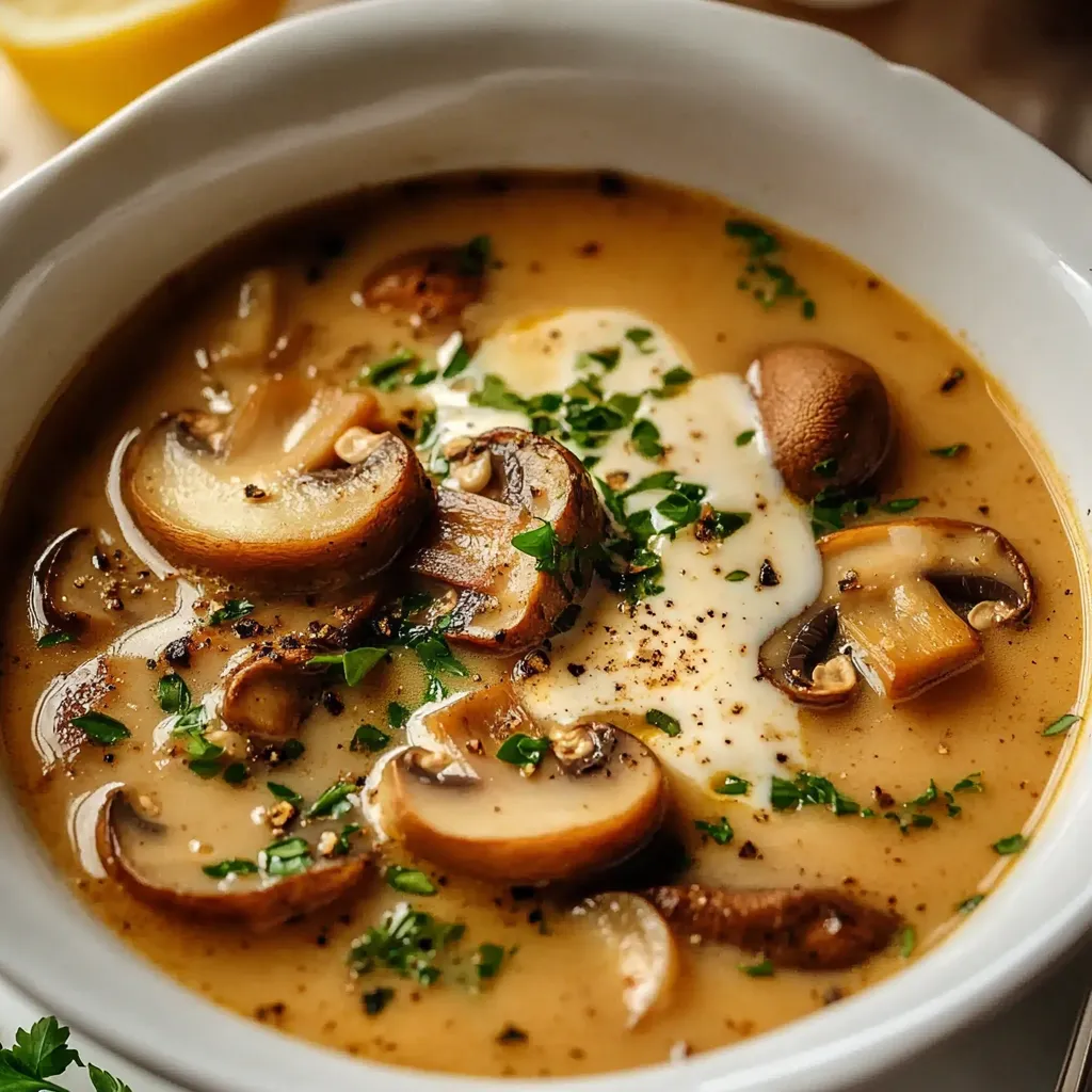 Soupe aux Champignons Hongroise - Authentique et Maison