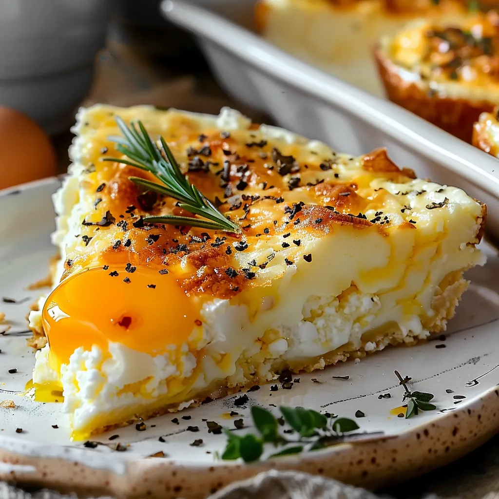 Œufs au Fromage Blanc au Four | Facile et léger