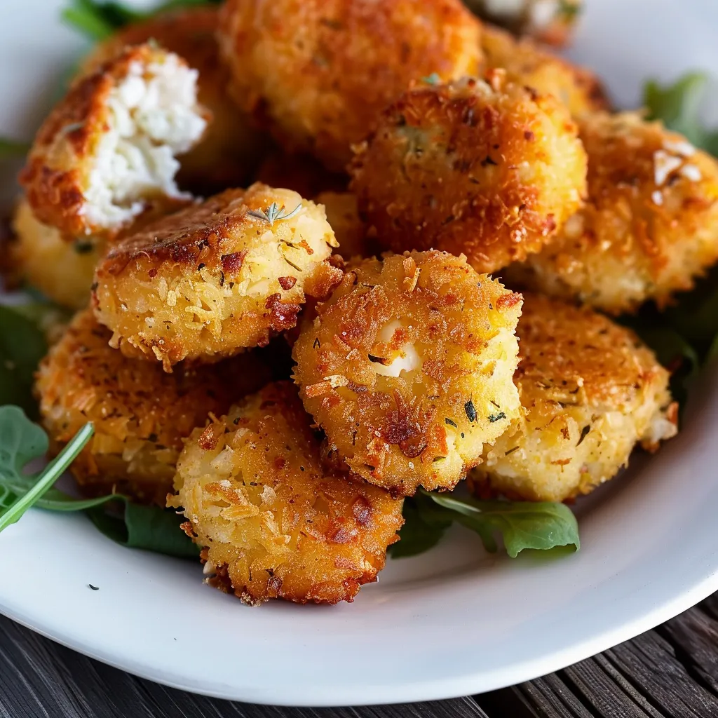 Croquettes chou-fleur express au fromage blanc | Option légère
