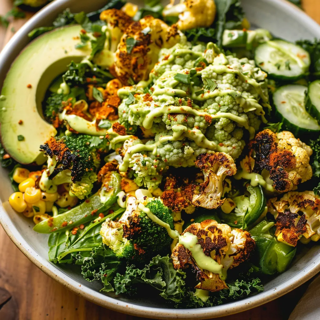 Salade Déesse Verte légère et nourrissante