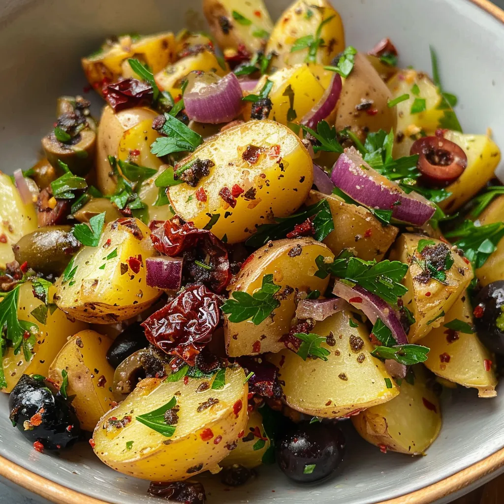 Délicieuse salade pommes terre sumac