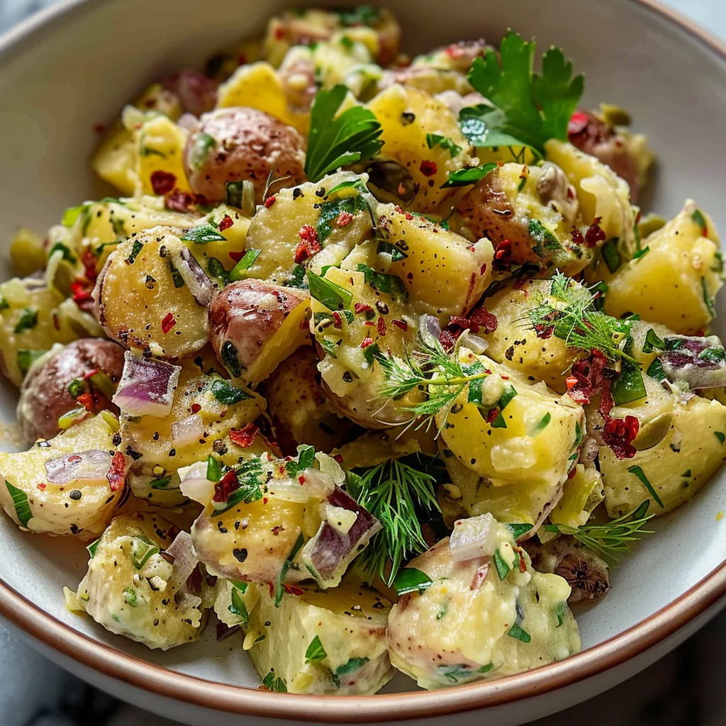 Sumac et Pommes de Terre en Salade Simple
