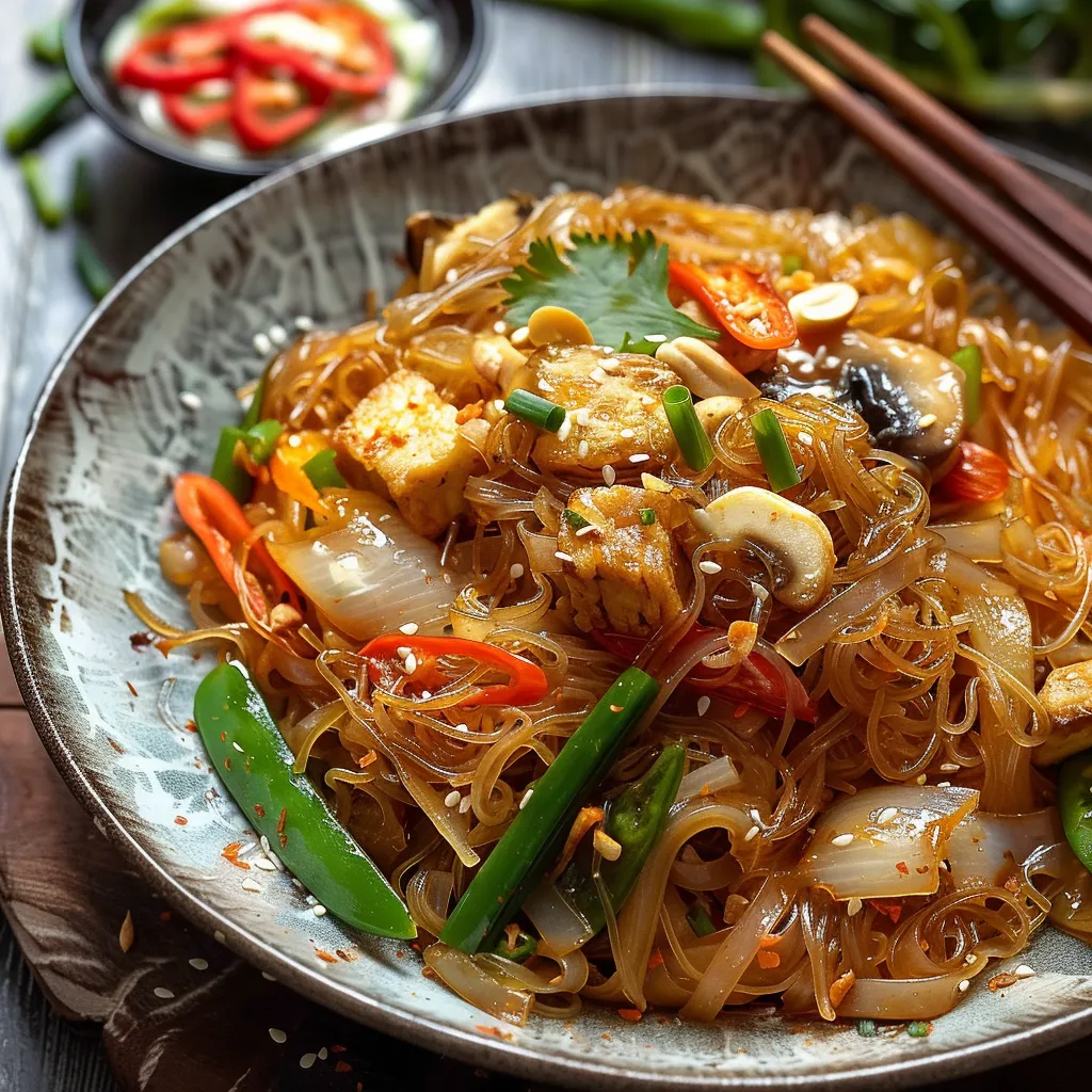 Pad Woon Sen Végétalien super gourmand