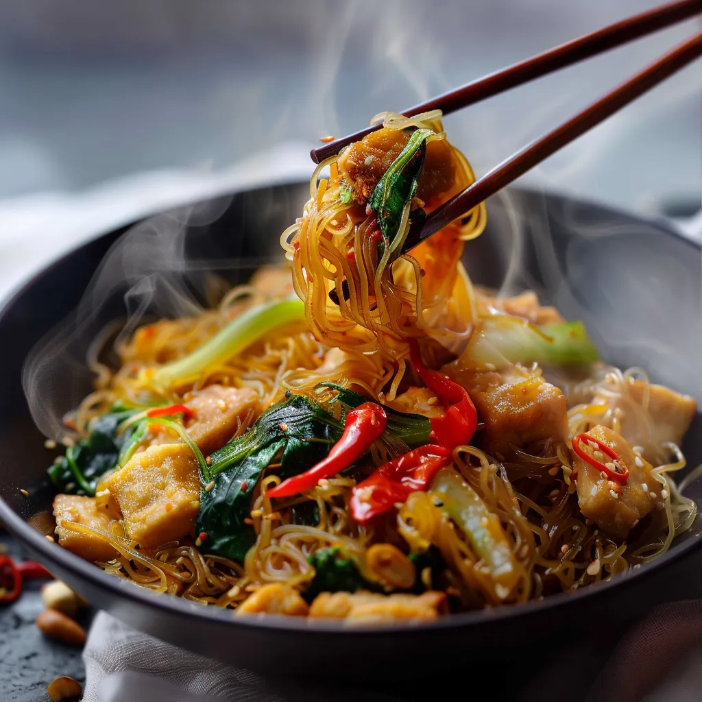 Mei Fun végétarien chinois facile rapide