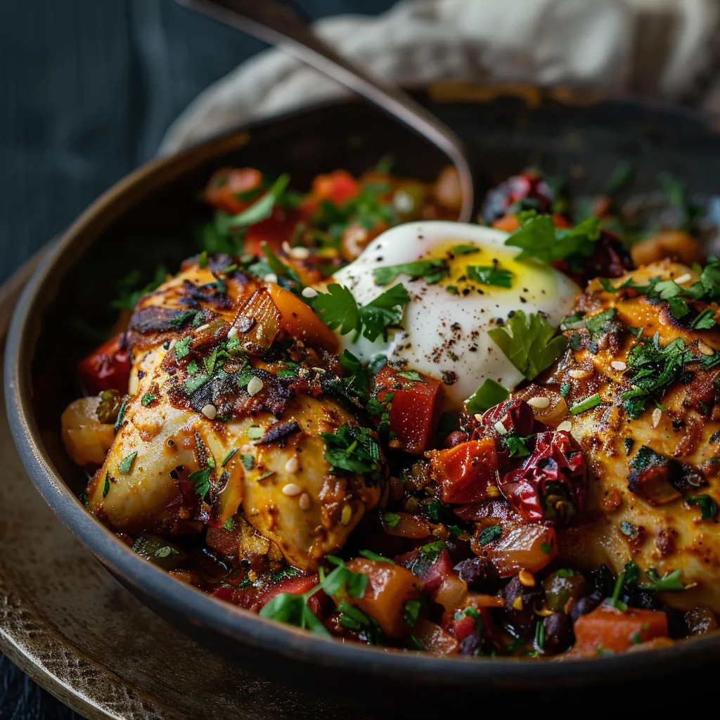 Poulet à la syrienne – Parfumé & épicé
