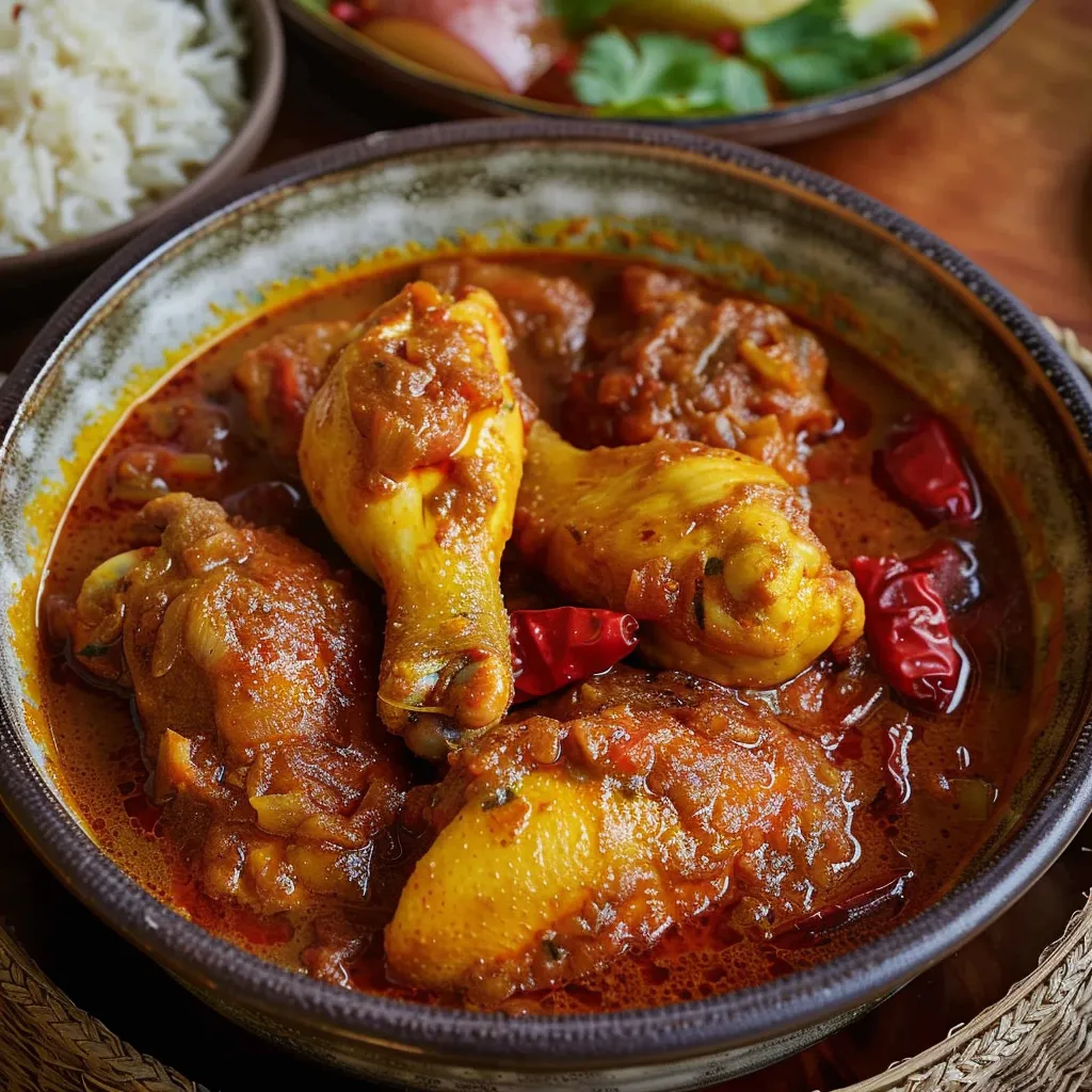 Curry Birman au Poulet Savoureux