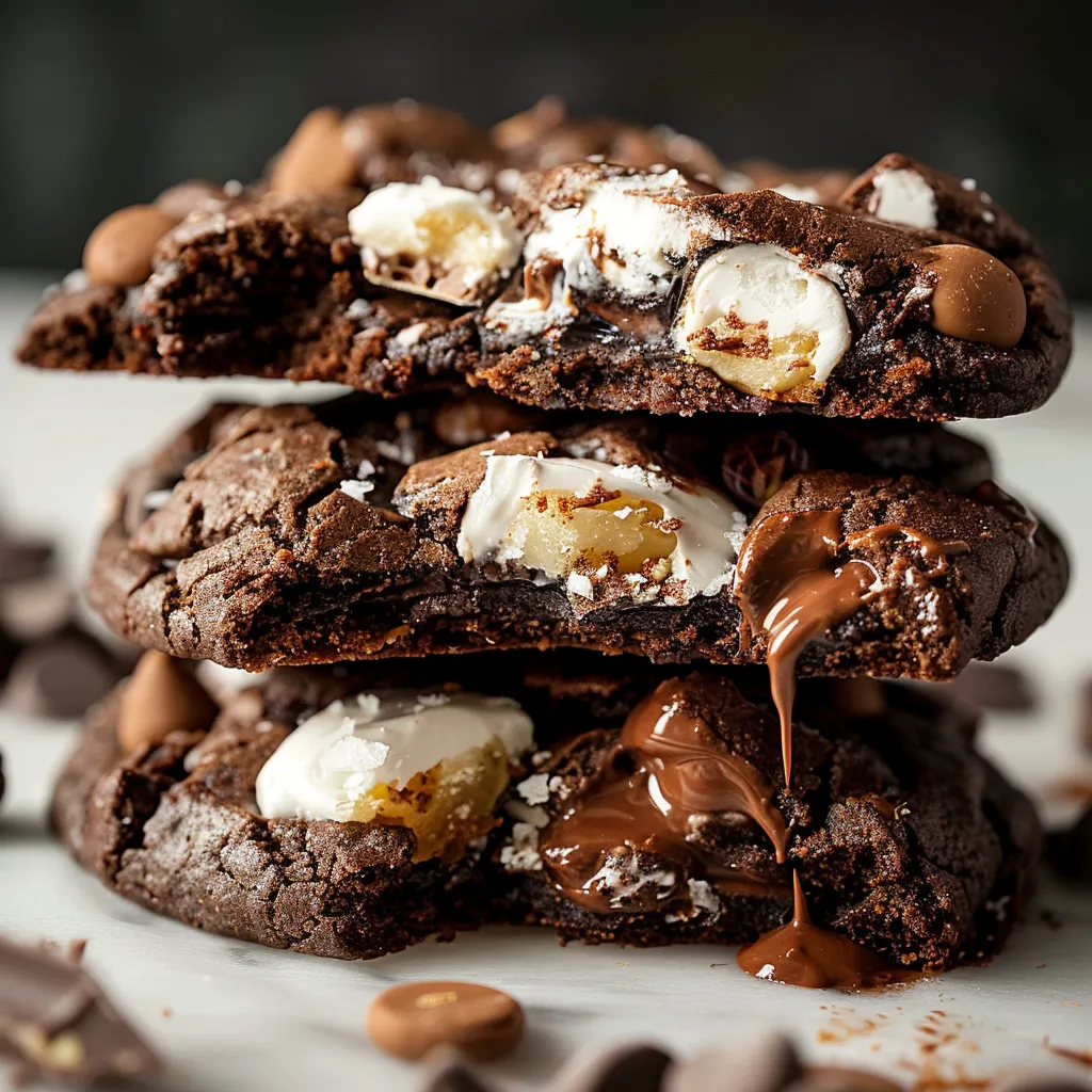Cookies Rocky Road inspiré Levain Bakery