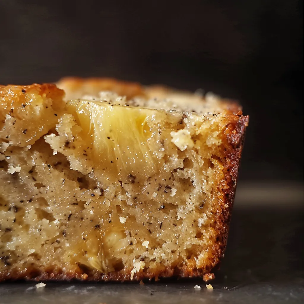 Pain moelleux ananas banane
