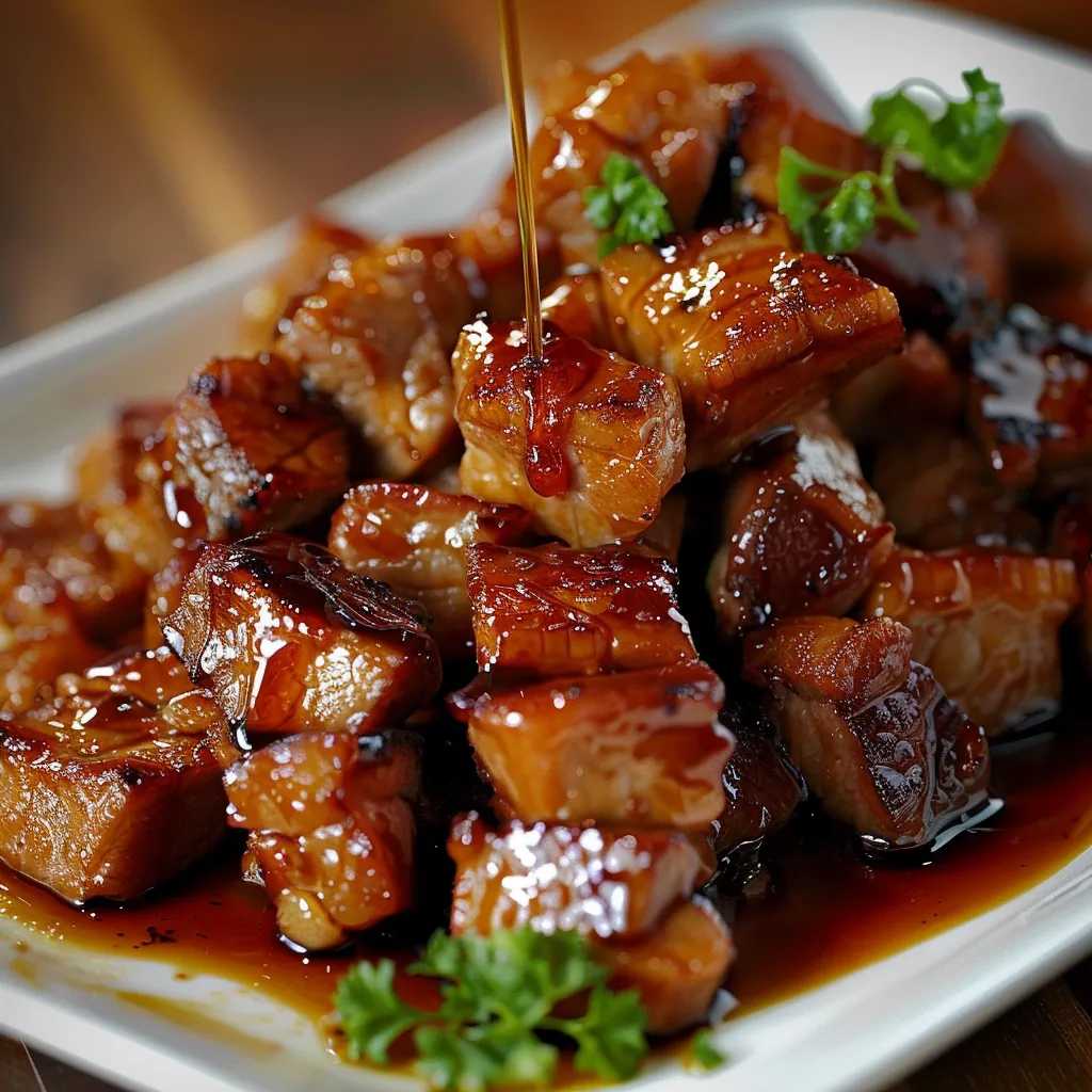Porc caramélisé gourmand et simple