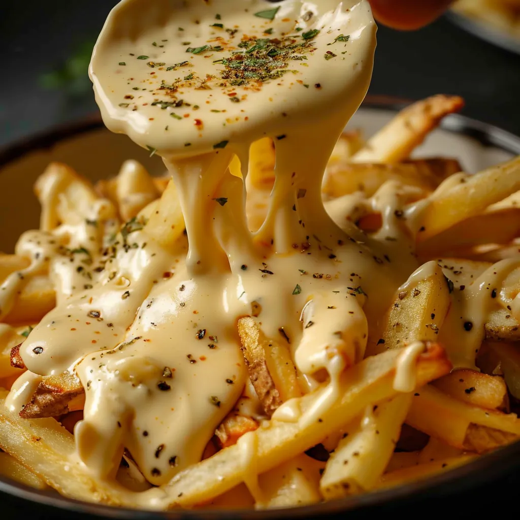 Délicieuse sauce fromage frites
