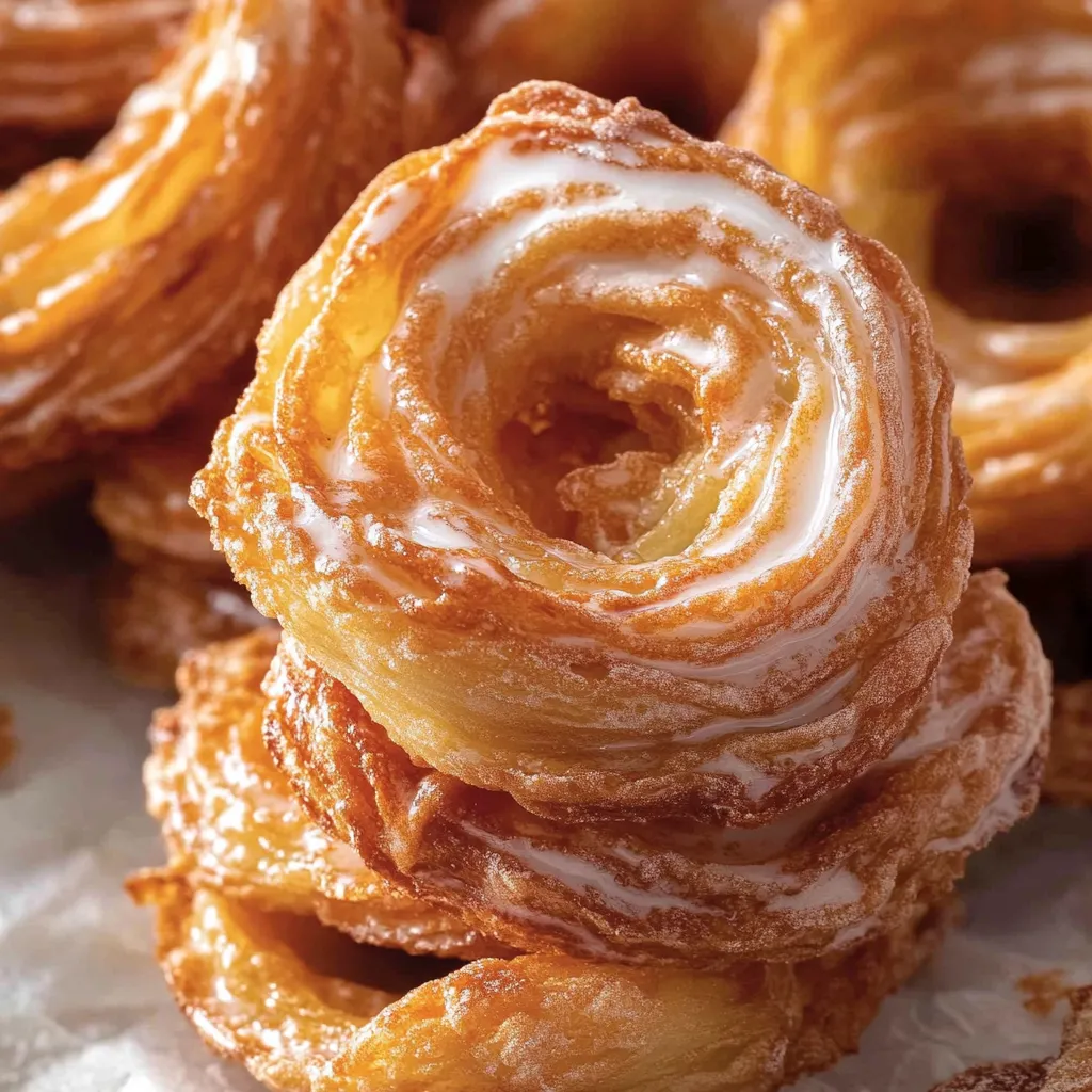 Crullers français croustillant et doré