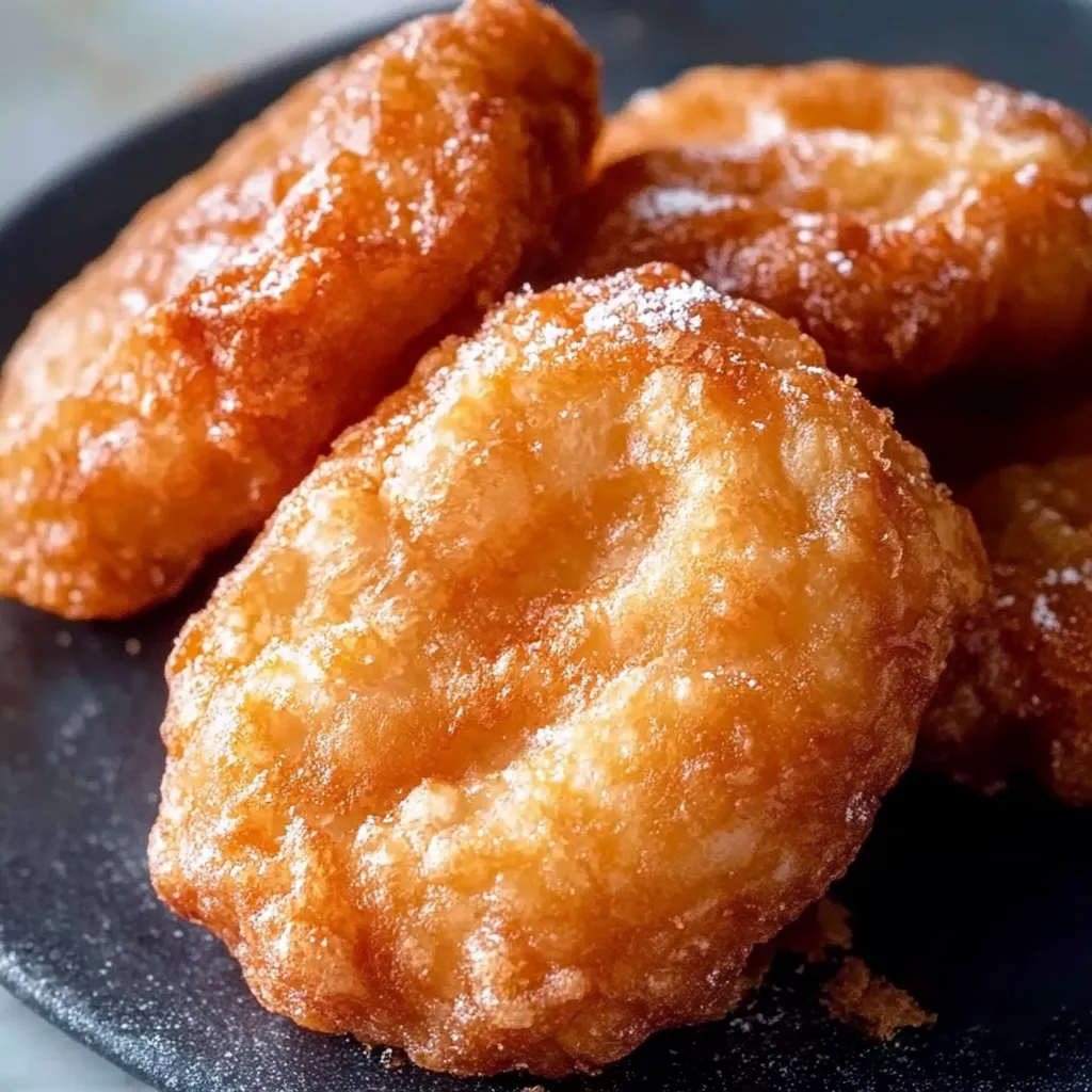 Beignets au babeurre bien moelleux glacés à la vanille