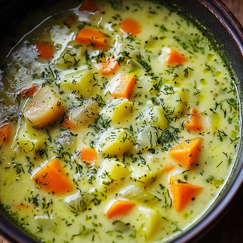 Soupe Polonaise à l'Aneth