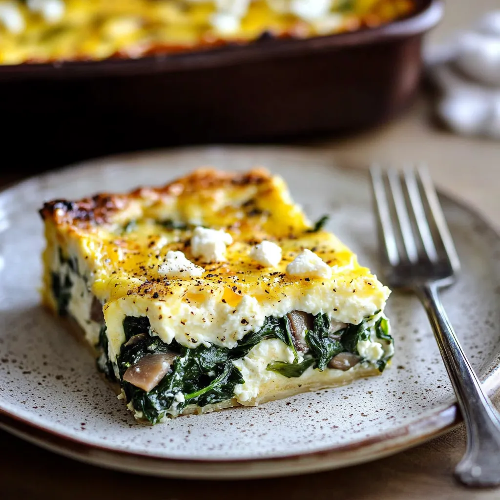 Œufs, Épinards et Fromage Léger