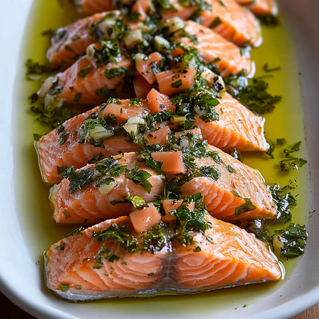Saumon Moelleux aux Herbes