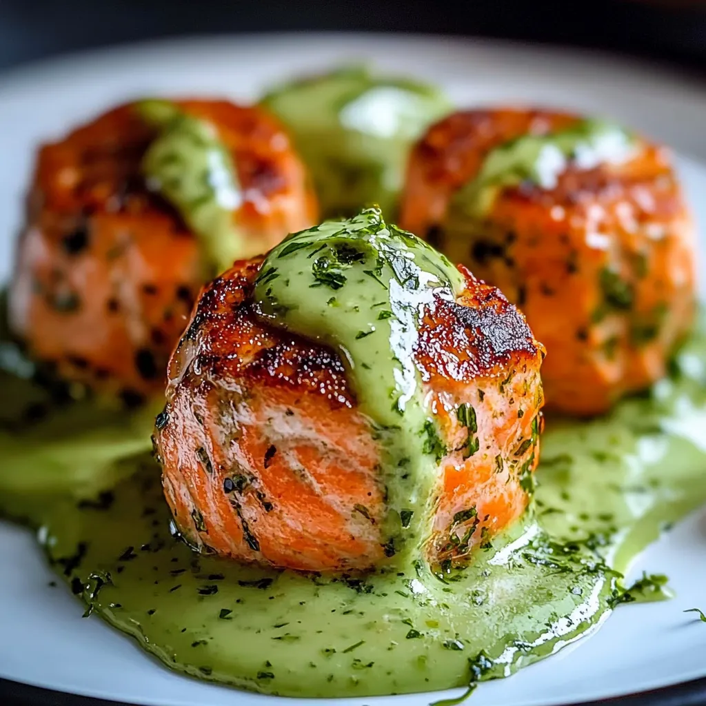 Boulettes Saumon Sauce Avocat