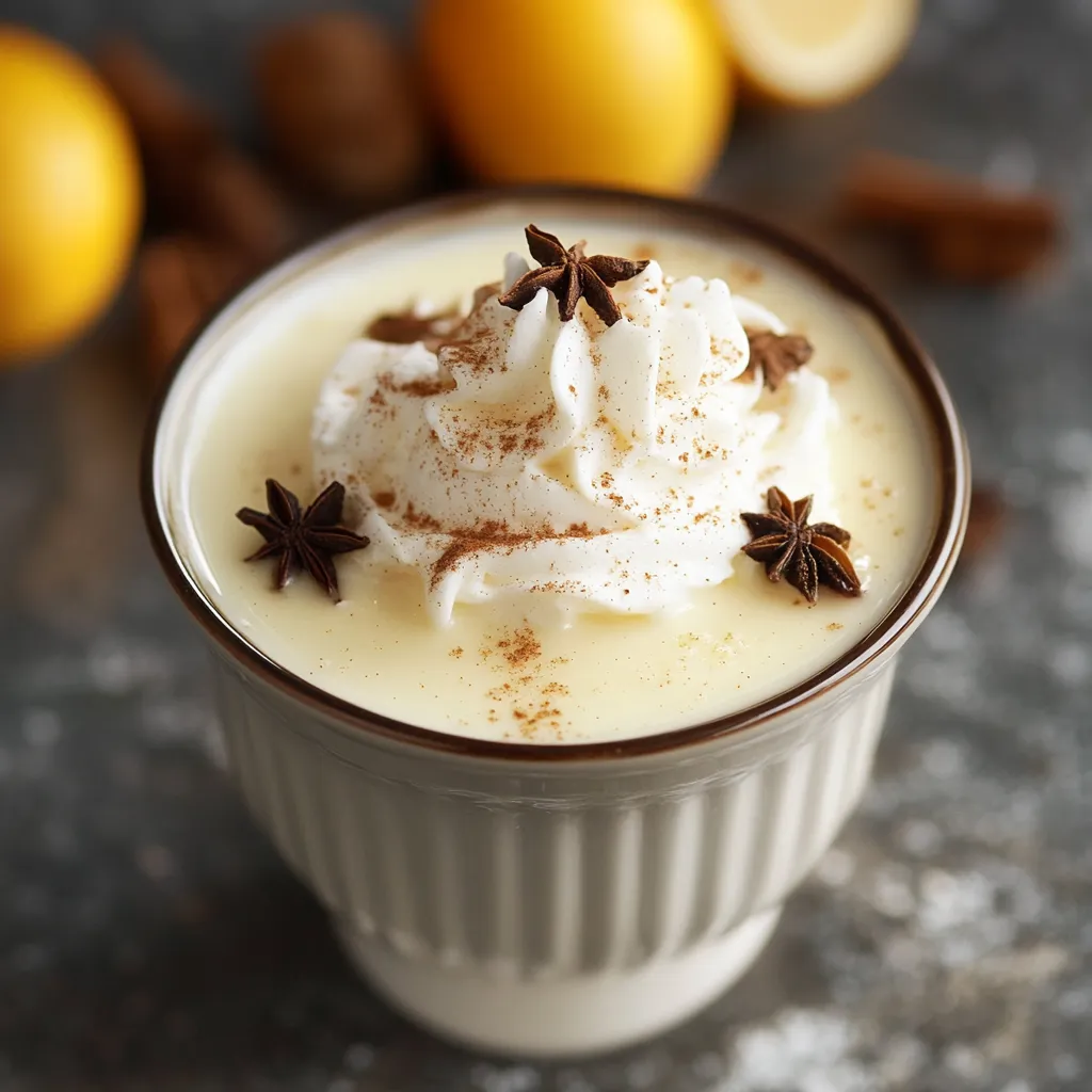 Onctueux Pudding à la Vanille avec Épices et Chantilly Festive