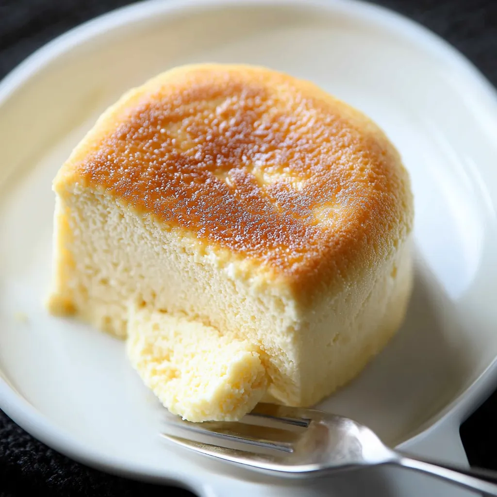 Un dessert léger et aérien qui réinvente le cheesecake traditionnel avec une touche japonaise unique