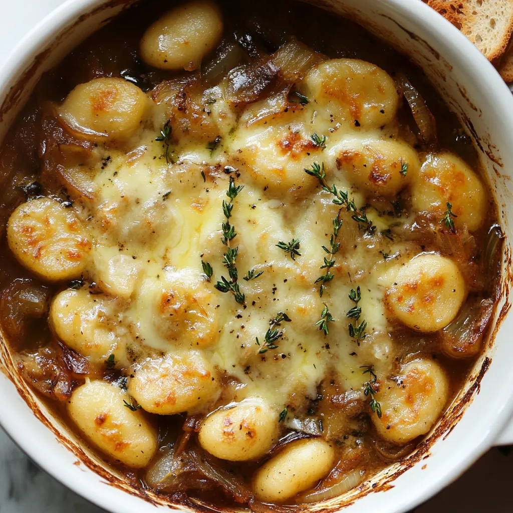 Gratin de gnocchis savoureux