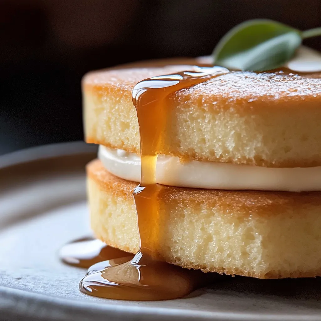 Dessert moelleux avec whiskey et glaçage