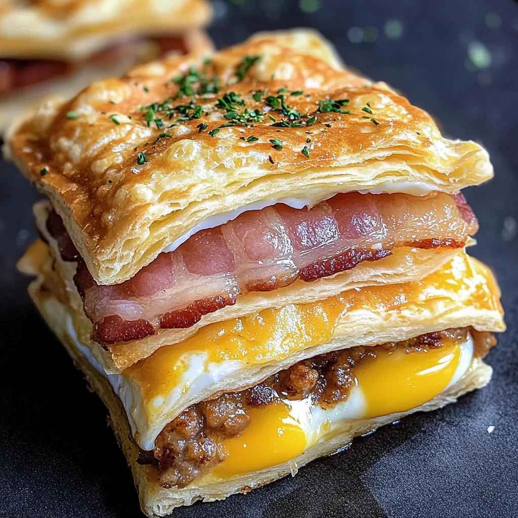 Pop-Tart gourmand au bacon et saucisse