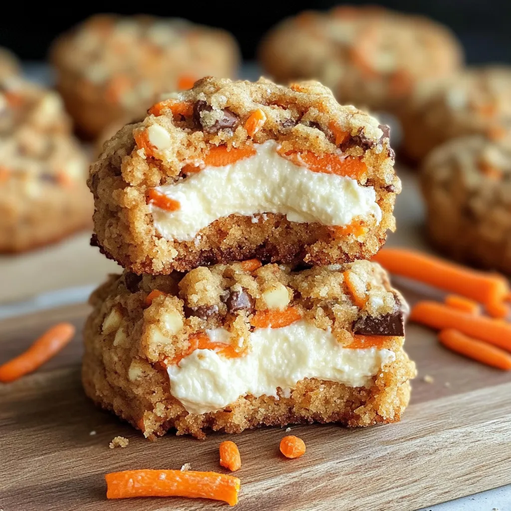 Biscuits au Carrot Cake et Fromage Fondant