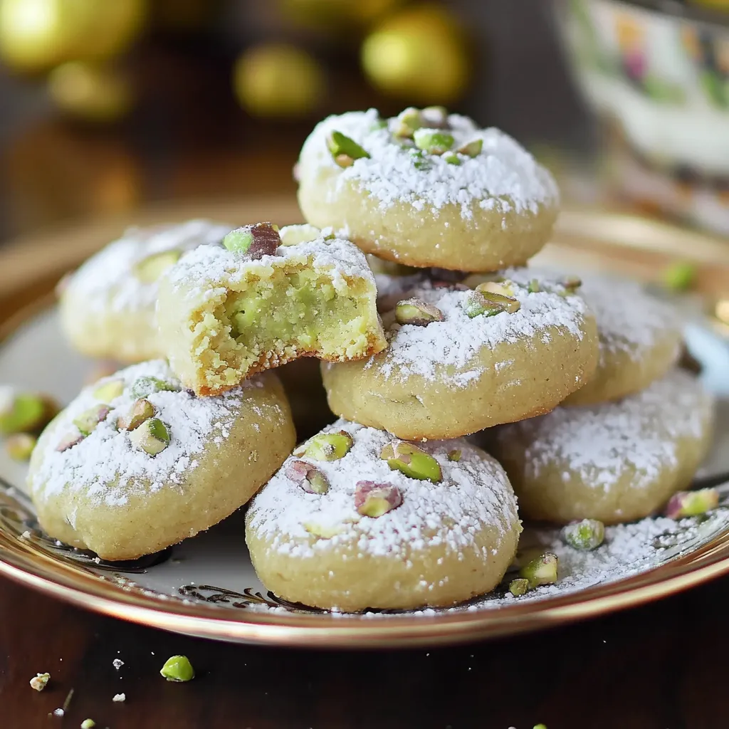 Biscuits pistache mariage faciles