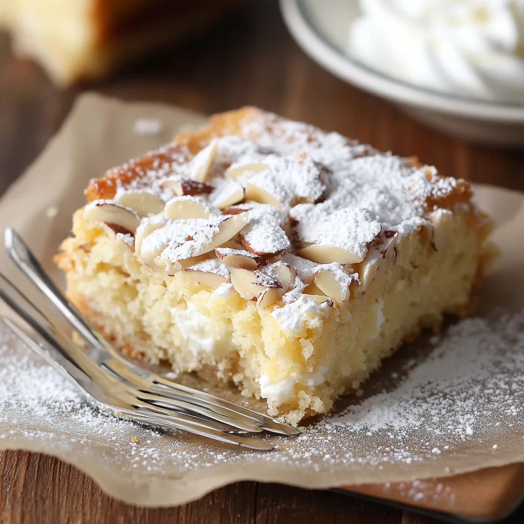Délicieux dessert suédois aux amandes