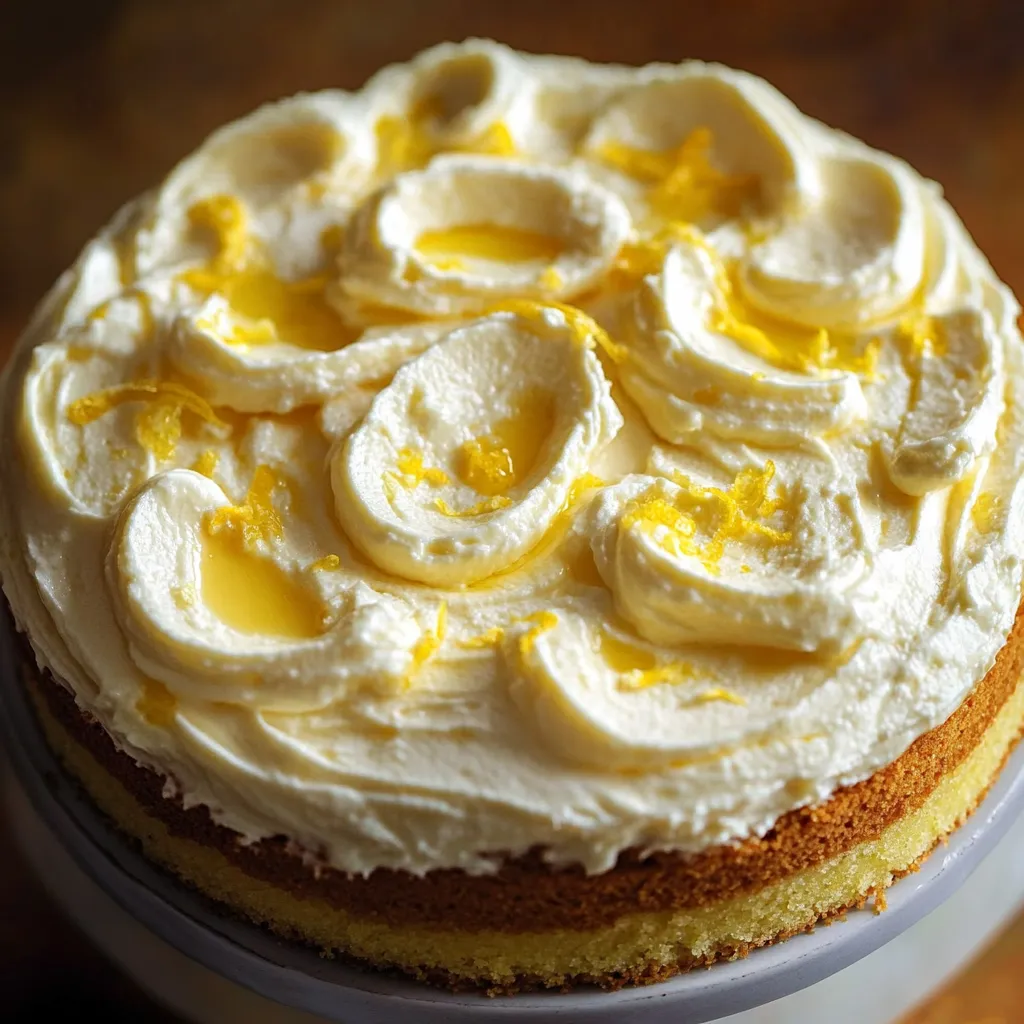 Délicieux Gâteau Limoncello Mascarpone