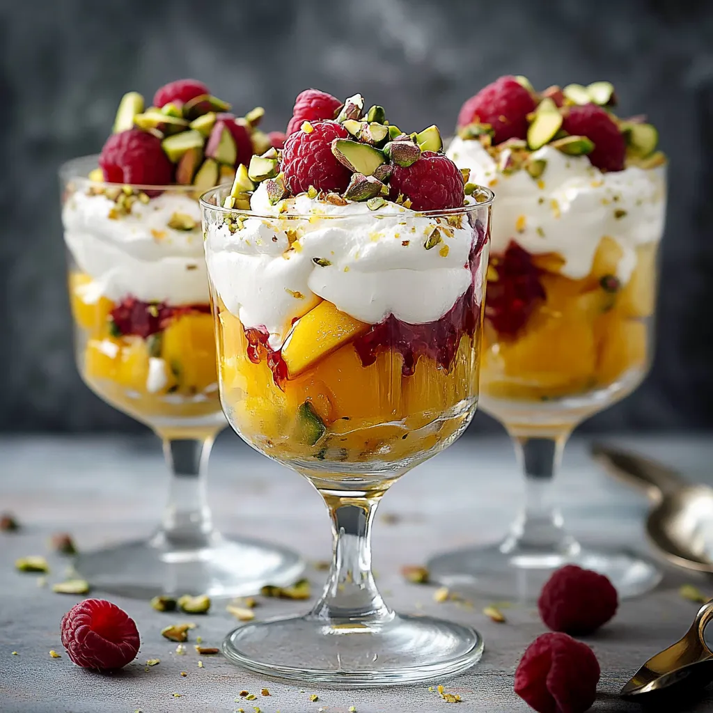 Délice framboise mangue