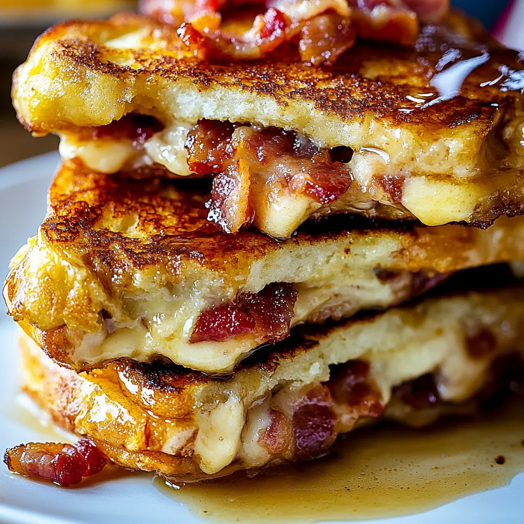 Gourmand pain perdu bacon