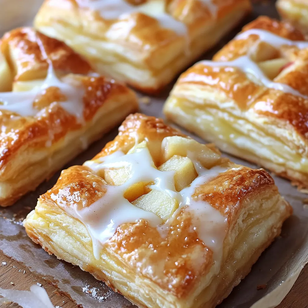 Délicieux feuilletés pommes fromage