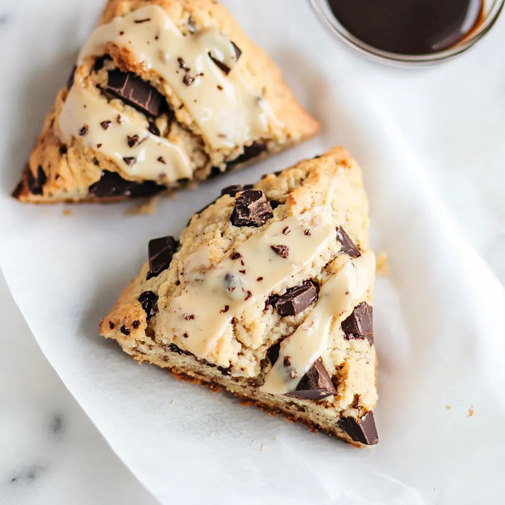 Scones au chocolat noir et espresso, un moment gourmand