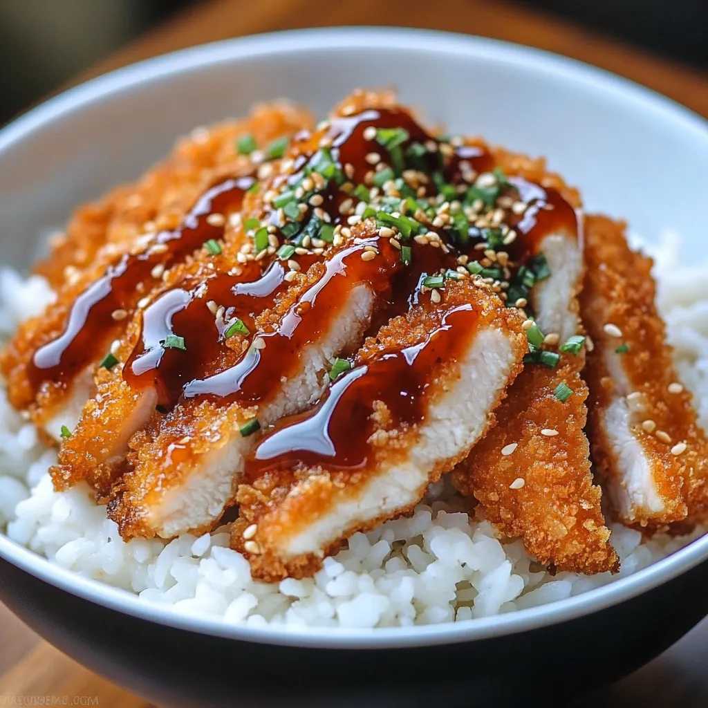 Délicieux bols japonais aux katsu et tonkatsu