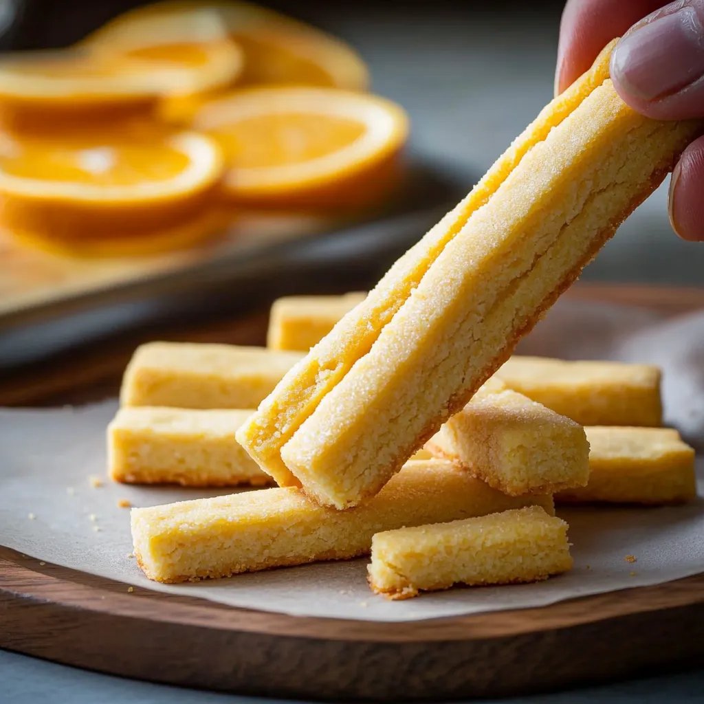 Sablés à l'orange chocolat