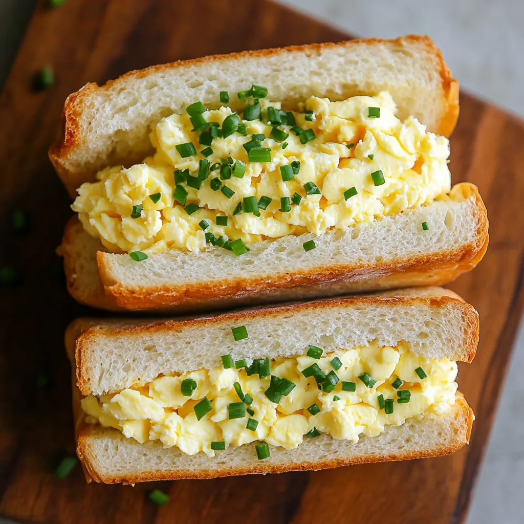 Sandwich japonais Tamago Sando aux œufs et pain de mie