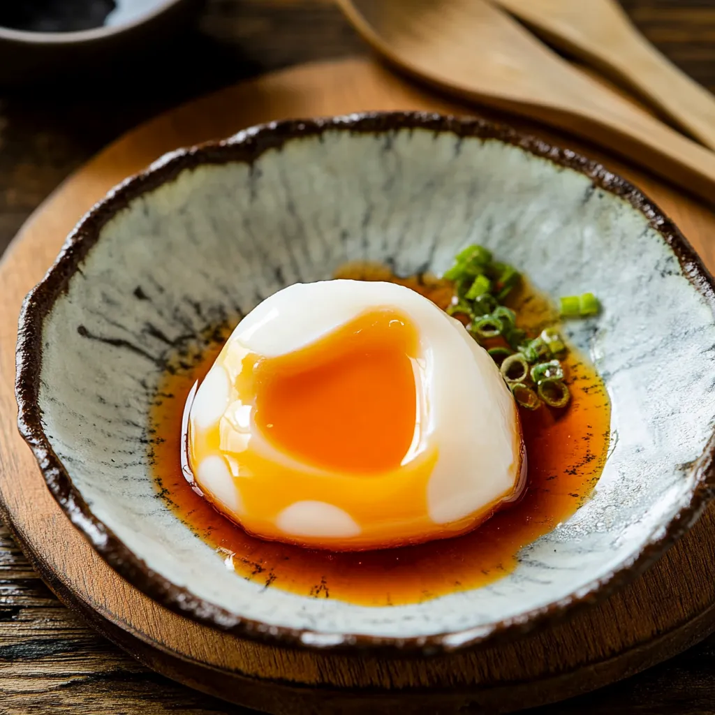 Onsen Tamago avec dashi maison