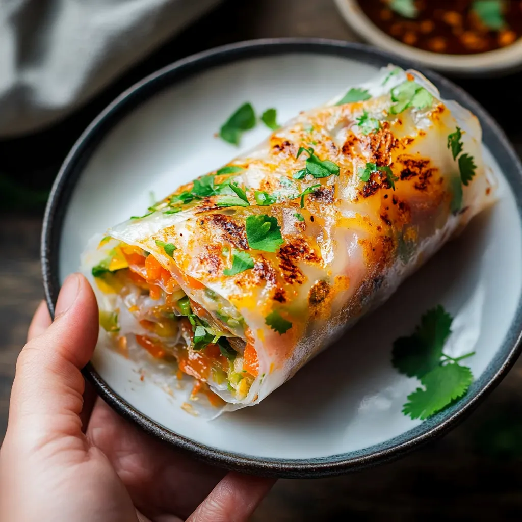 Riz vietnamien grillé aux garnitures savoureuses