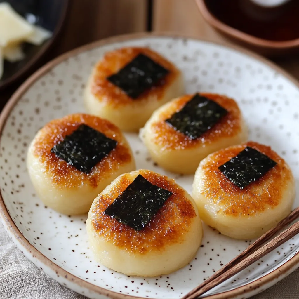 Mochi de pommes de terre avec sauce yaki