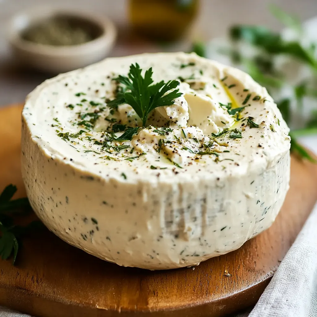 Boursin vegan onctueux ail et herbes