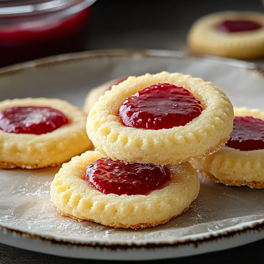 Délicieux biscuits au citron et curd de framboise