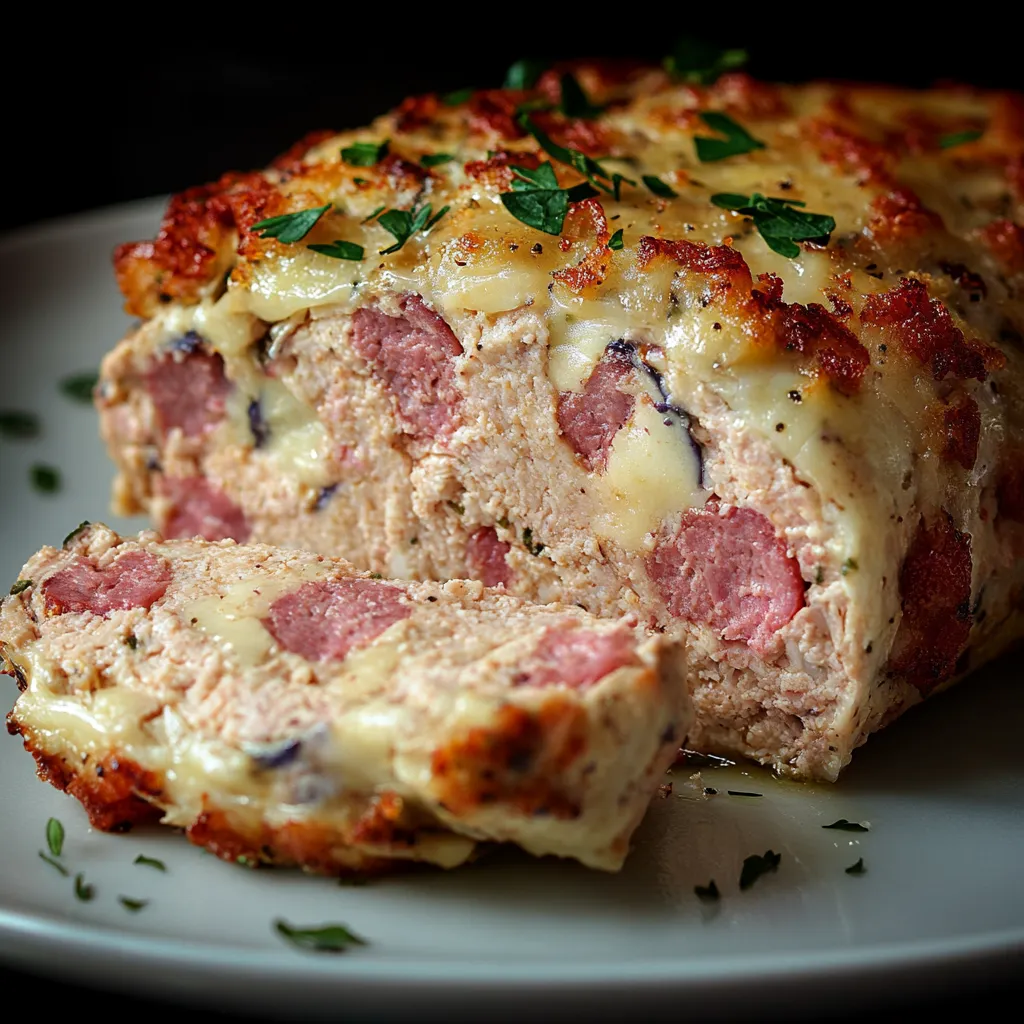 Pain de viande cordon bleu