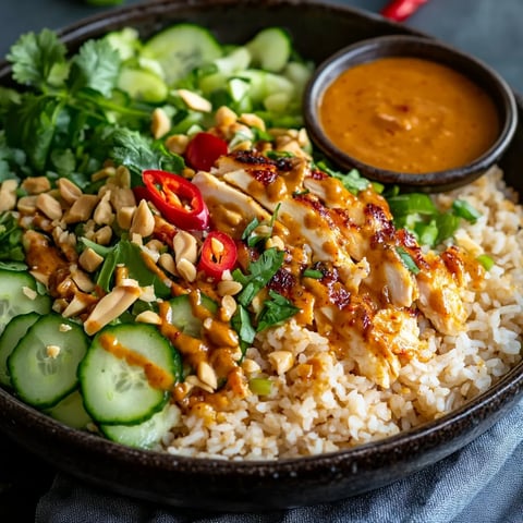 Salade Riz Croustillant Satay