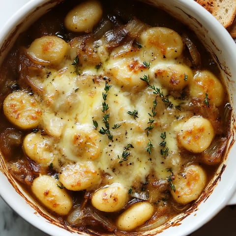 Gratin de gnocchis savoureux