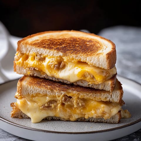 Délicieux pain garni au fromage