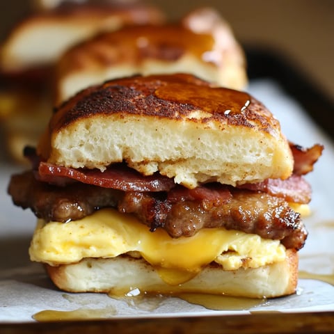 Gourmands sliders matinaux