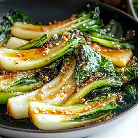 Bok choy sauté ail